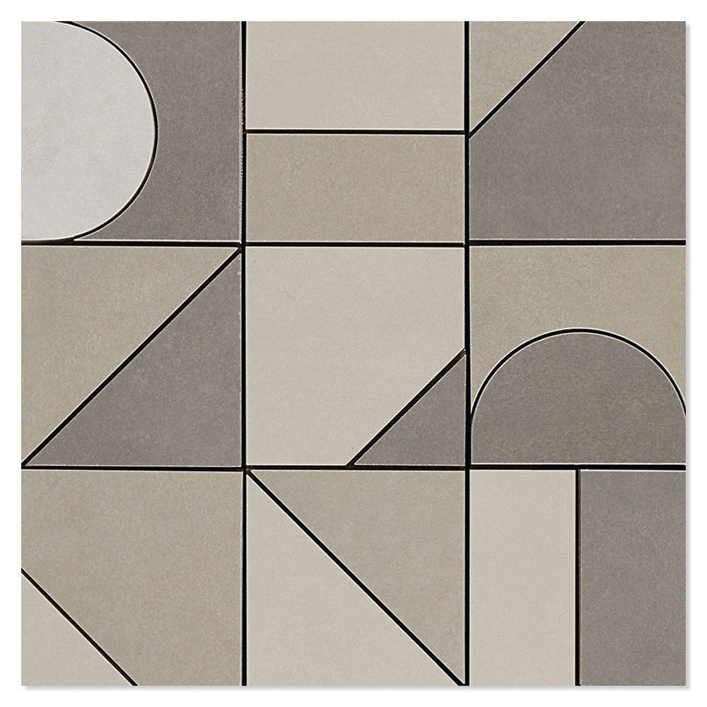 Mosaik Klinker La Vernelle Brun Mat 30x30 (10x10) cm